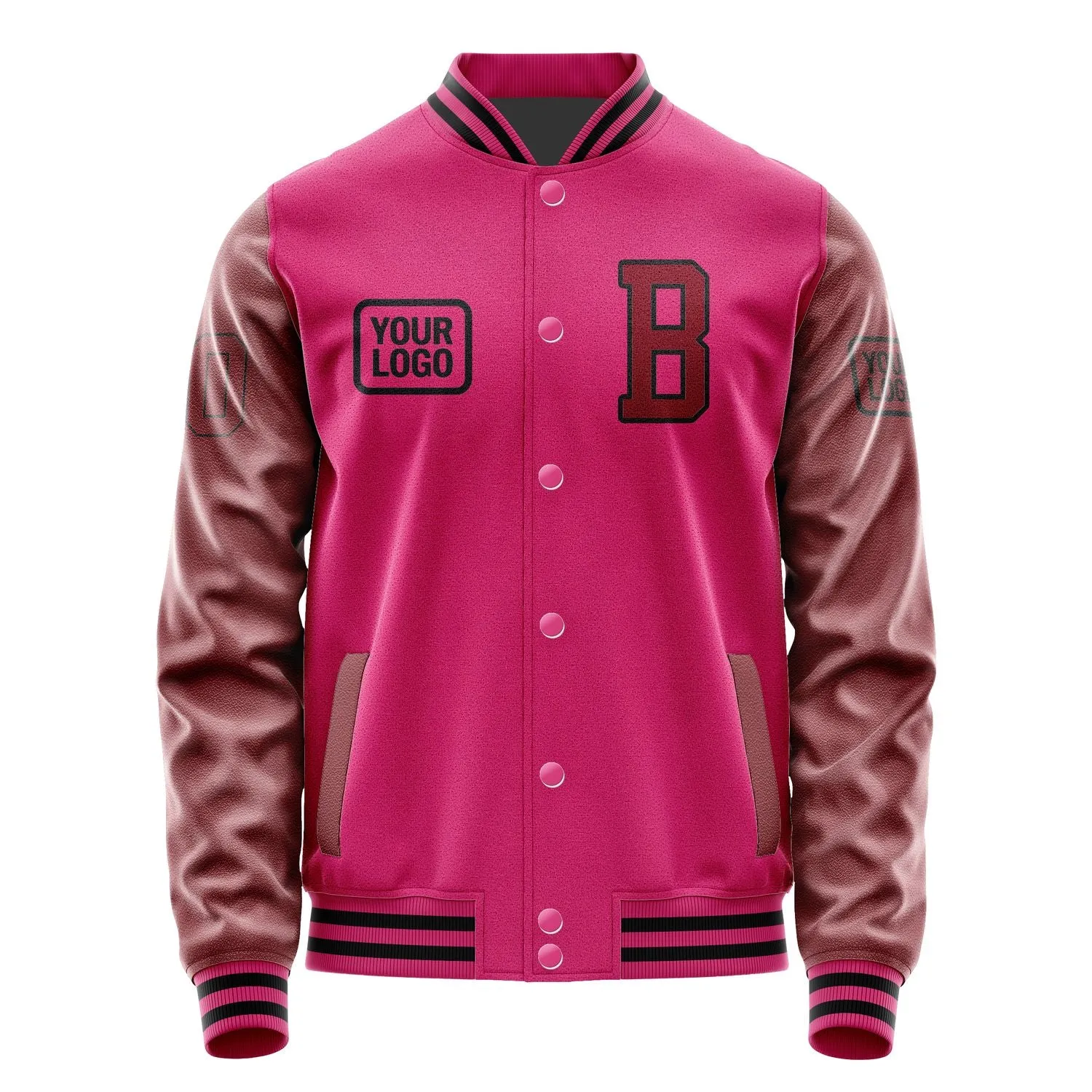 Custom Pink Crimson Red Jacket sold by Tailorly product image thumbnail 2