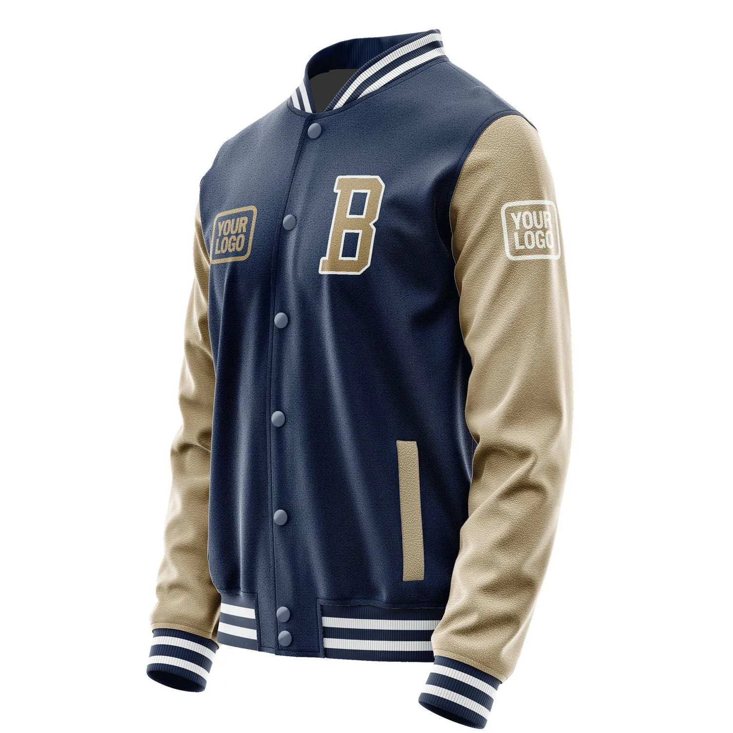 Custom Blue Light Khaki Jacket sold by Tailorly product image thumbnail 3