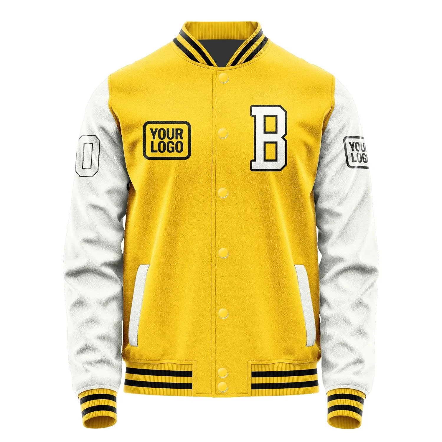 Custom Gold White Jacket sold by Tailorly product image thumbnail 2
