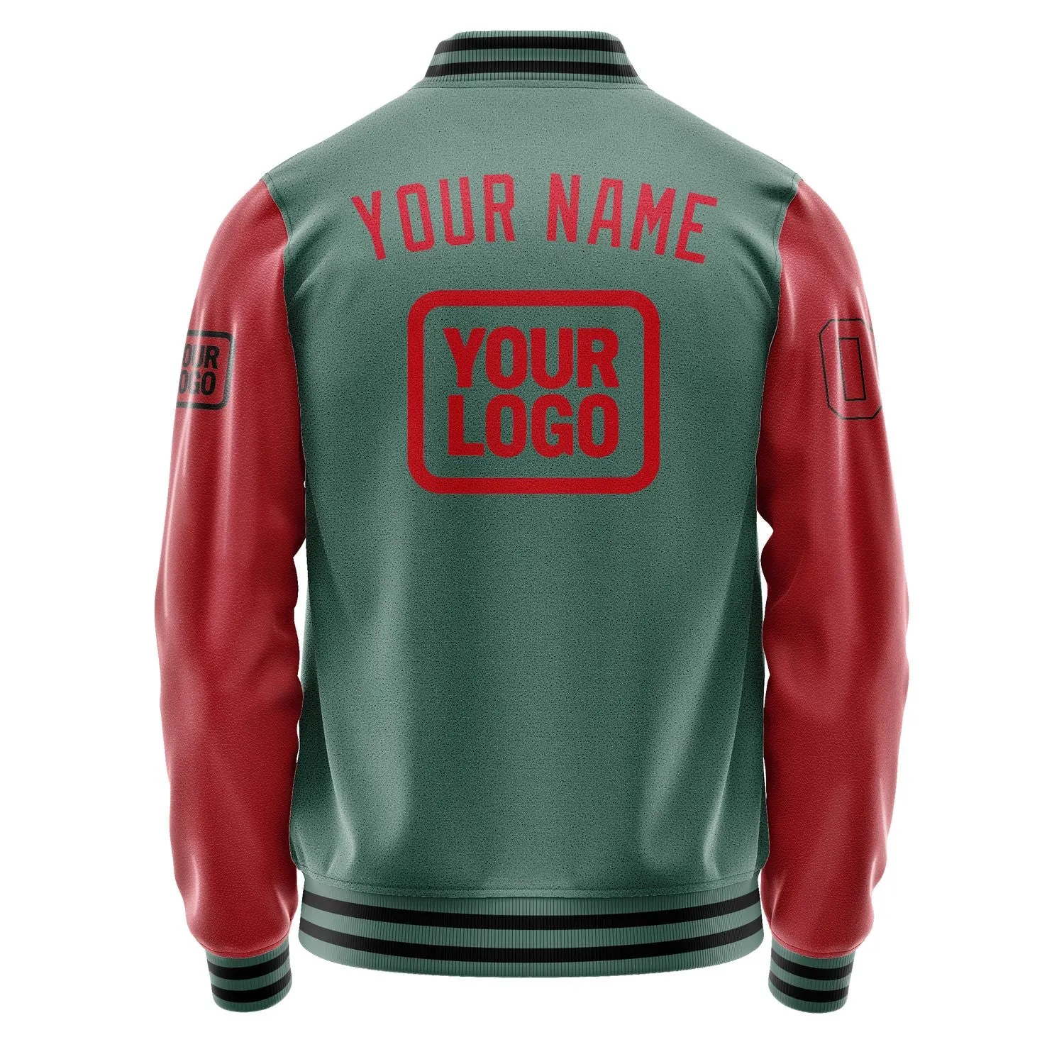 Custom Blue Green Red Jacket sold by Tailorly product image thumbnail 4