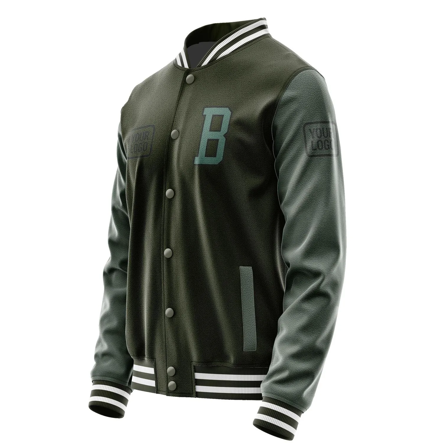 Custom Olive Blue Green Jacket sold by Tailorly product image thumbnail 3