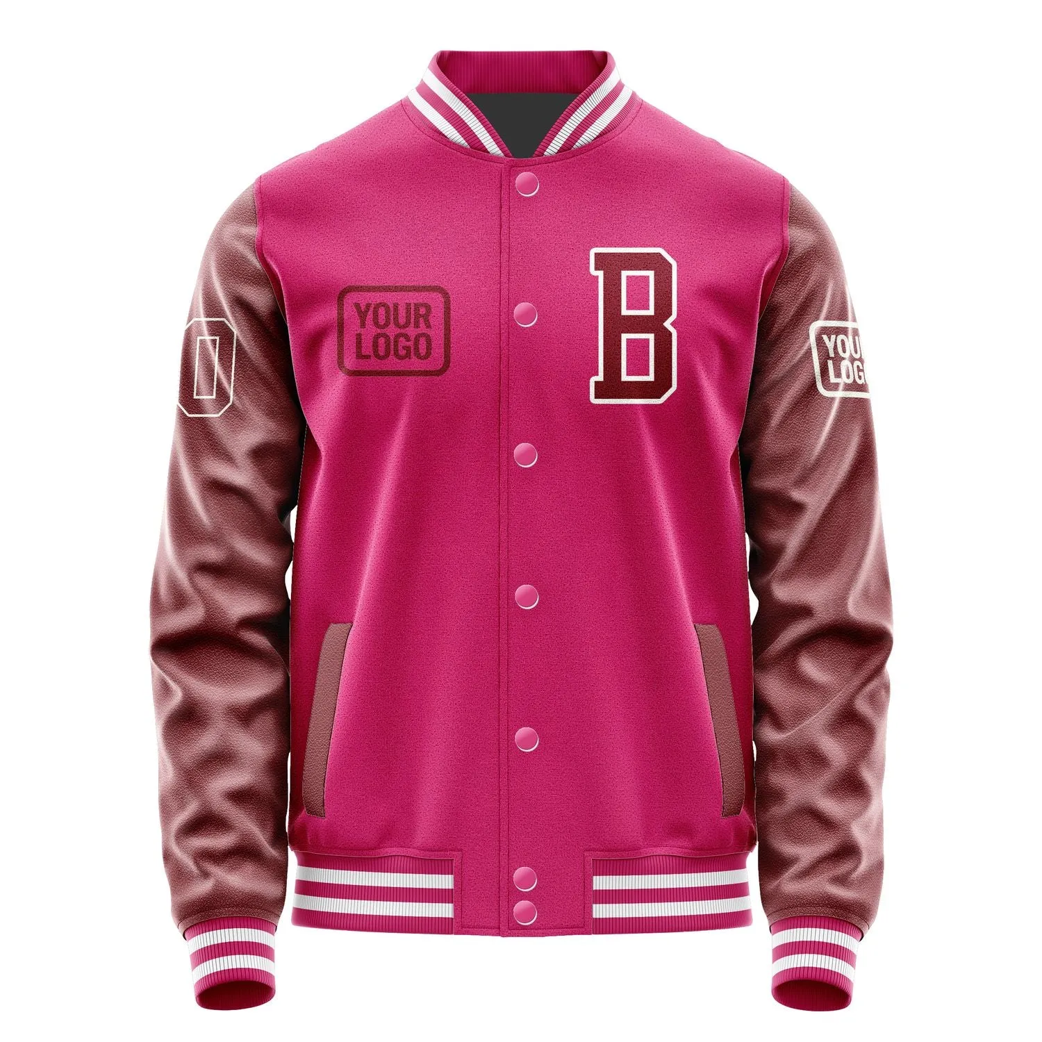 Custom Pink Crimson Red Jacket sold by Tailorly product image thumbnail 2