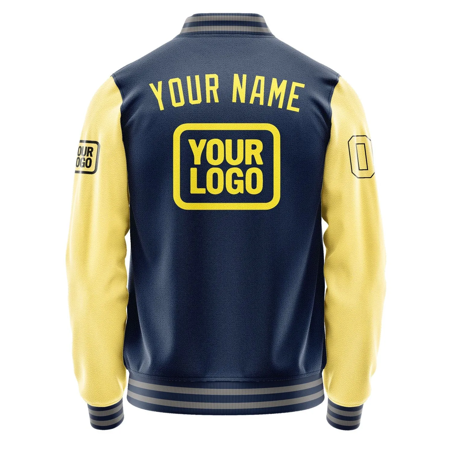 Custom Blue Light Yellow Jacket sold by Tailorly product image thumbnail 4