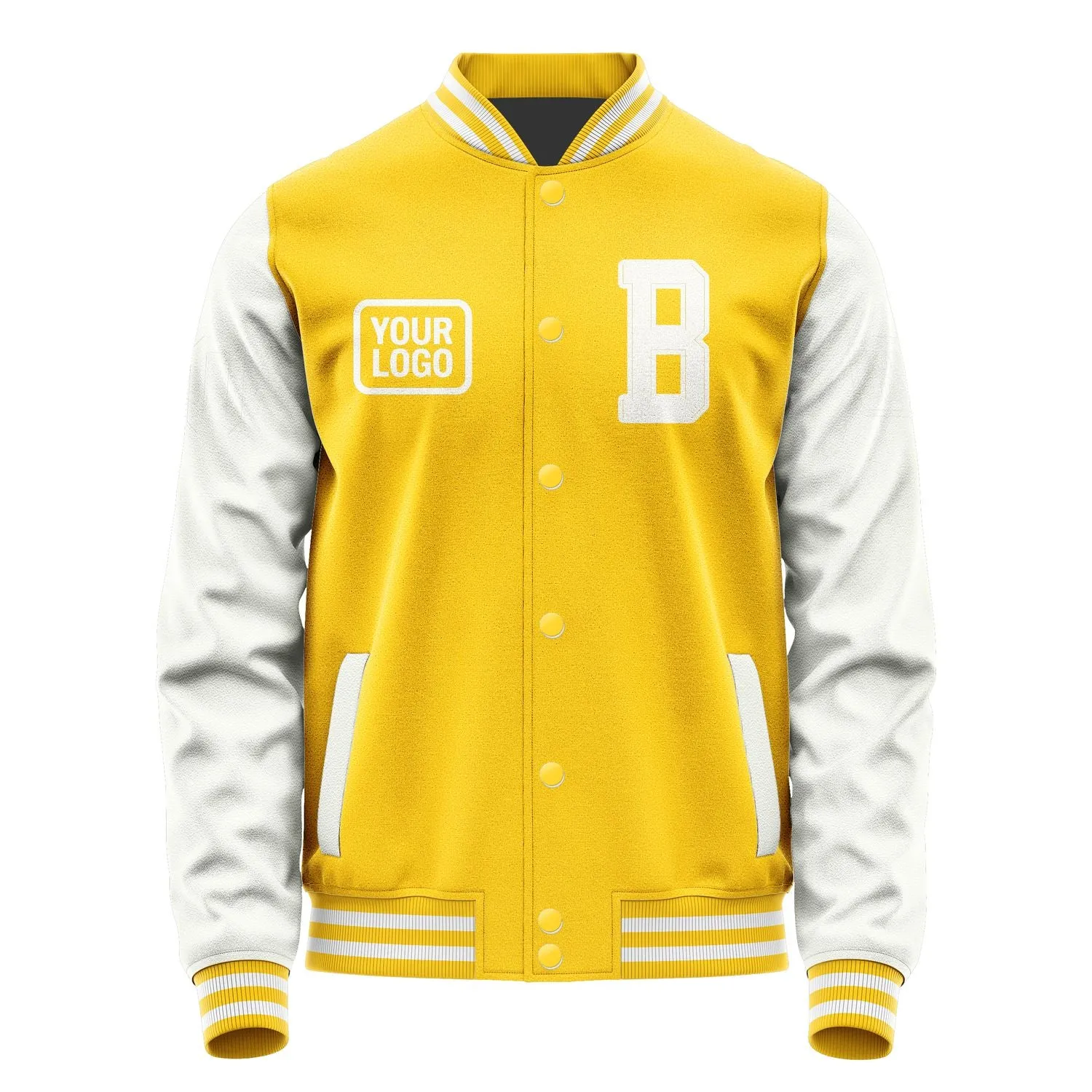 Custom Gold White Jacket sold by Tailorly product image thumbnail 2