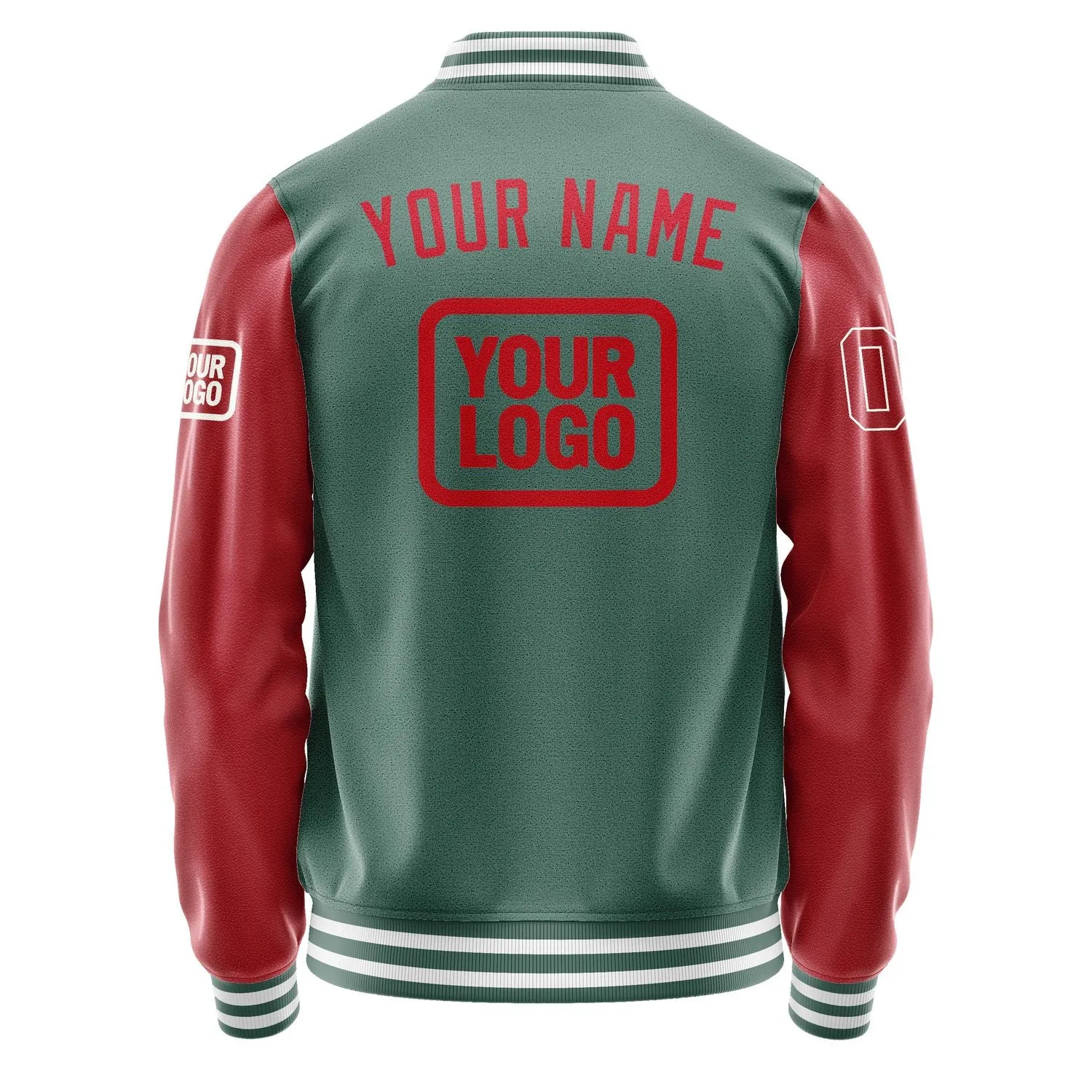 Custom Blue Green Red Jacket sold by Tailorly product image thumbnail 4