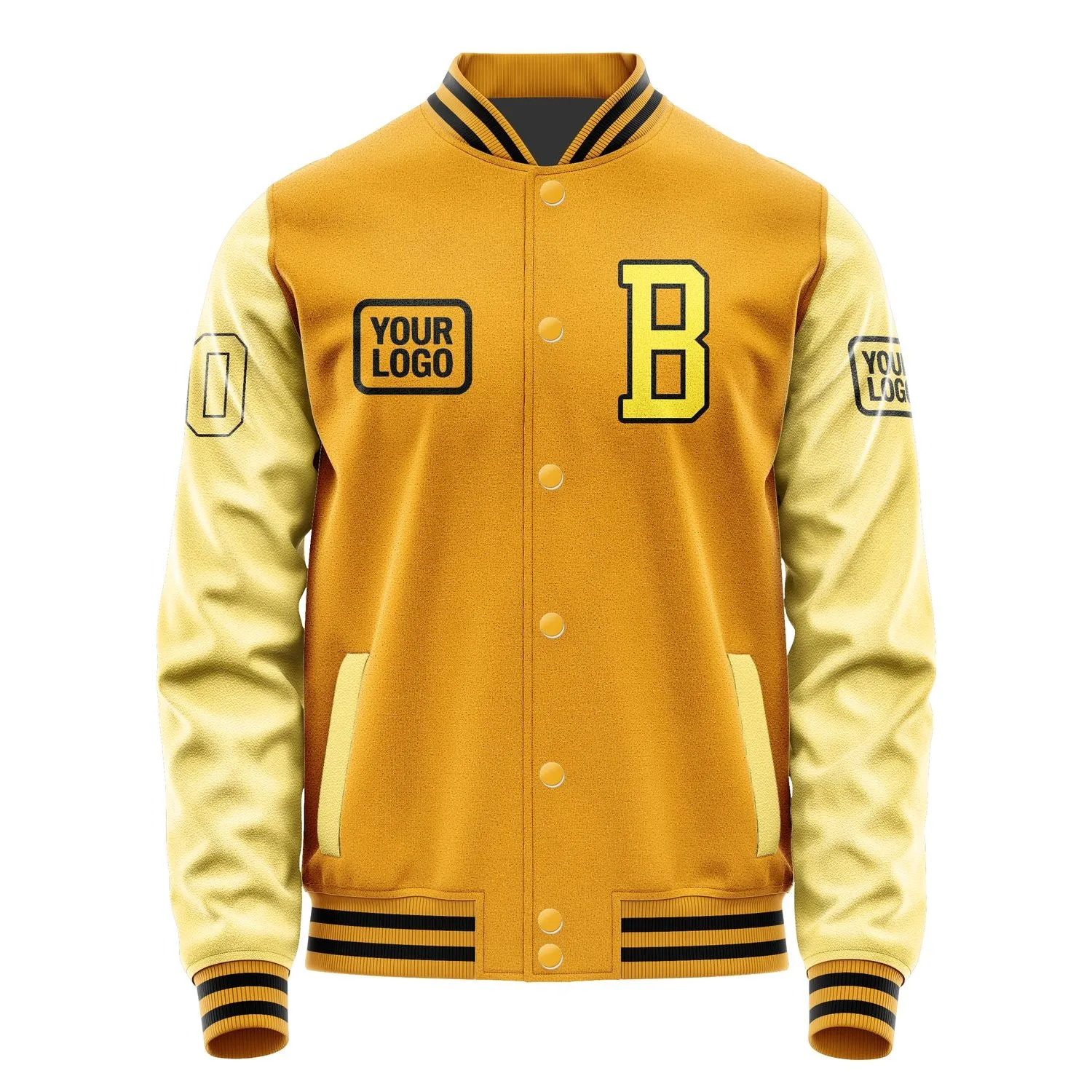 Custom Yellow Light Yellow Jacket sold by Tailorly product image thumbnail 2