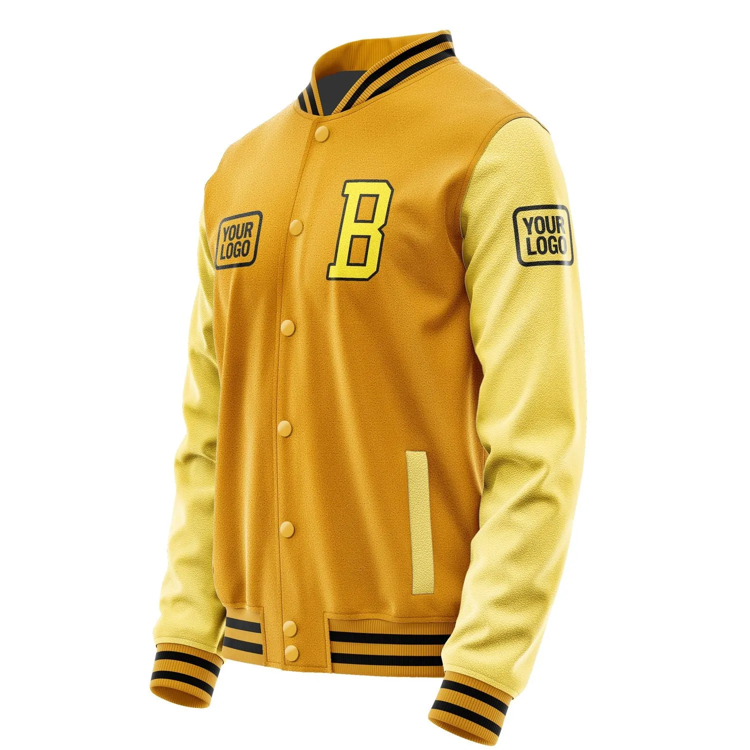 Custom Yellow Light Yellow Jacket sold by Tailorly product image thumbnail 3