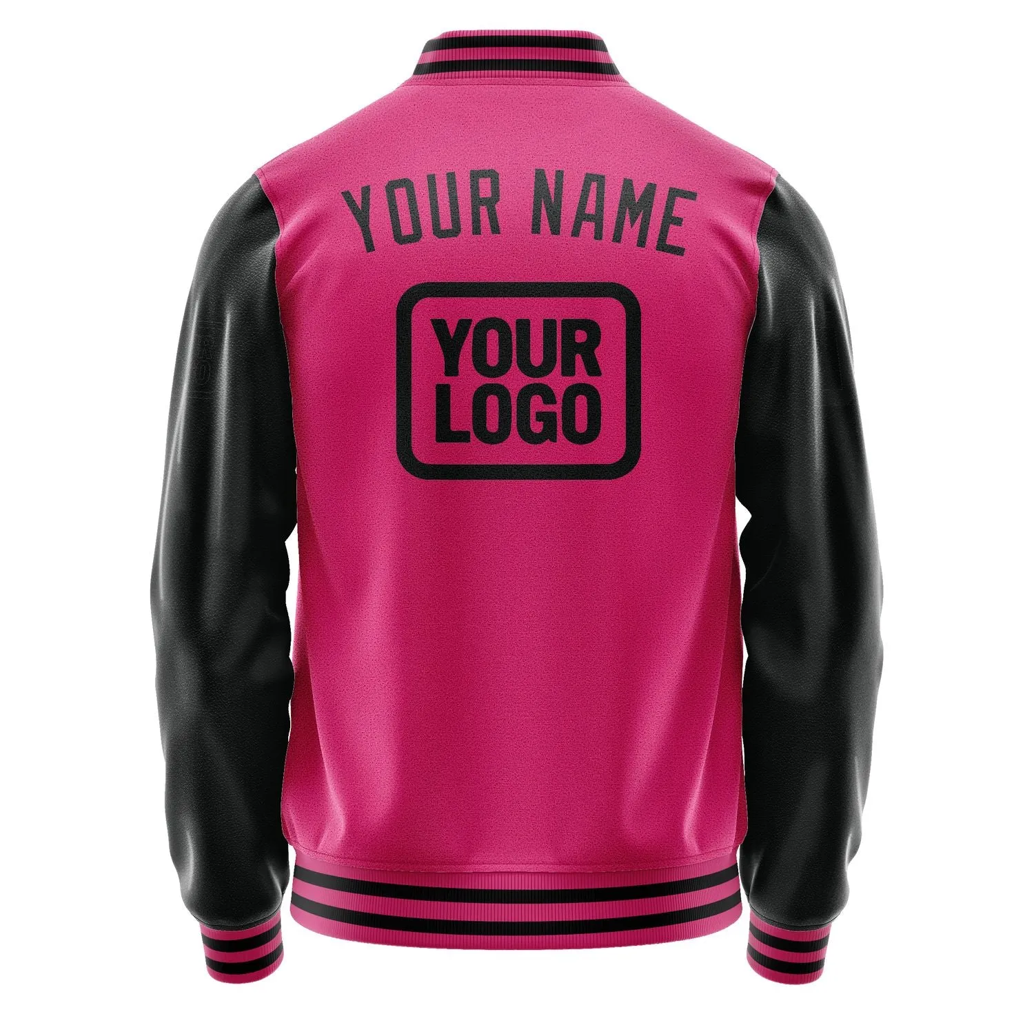 Custom Pink Black Jacket sold by Tailorly product image thumbnail 4