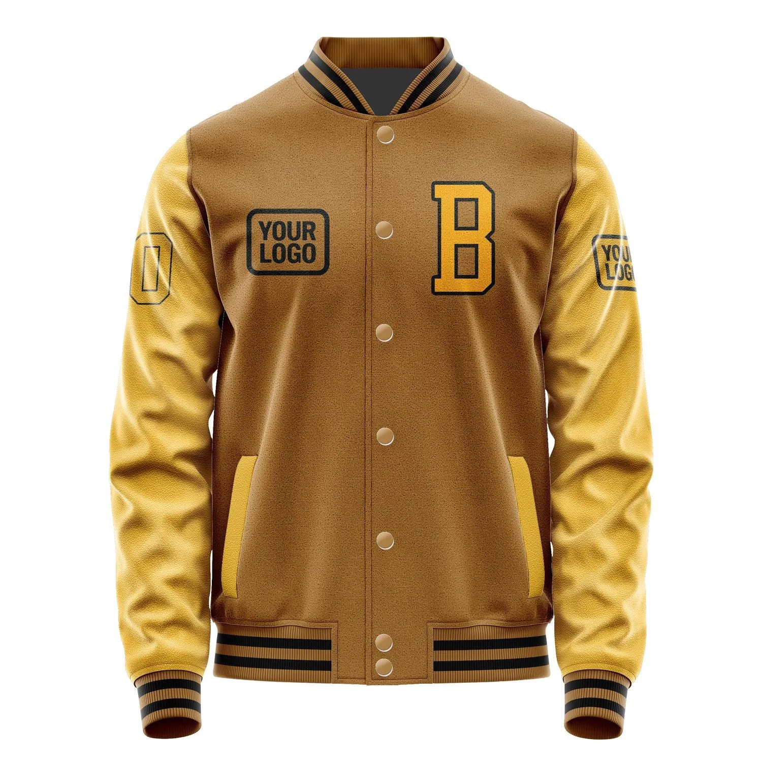 Custom Khaki Yellow Jacket sold by Tailorly product image thumbnail 2