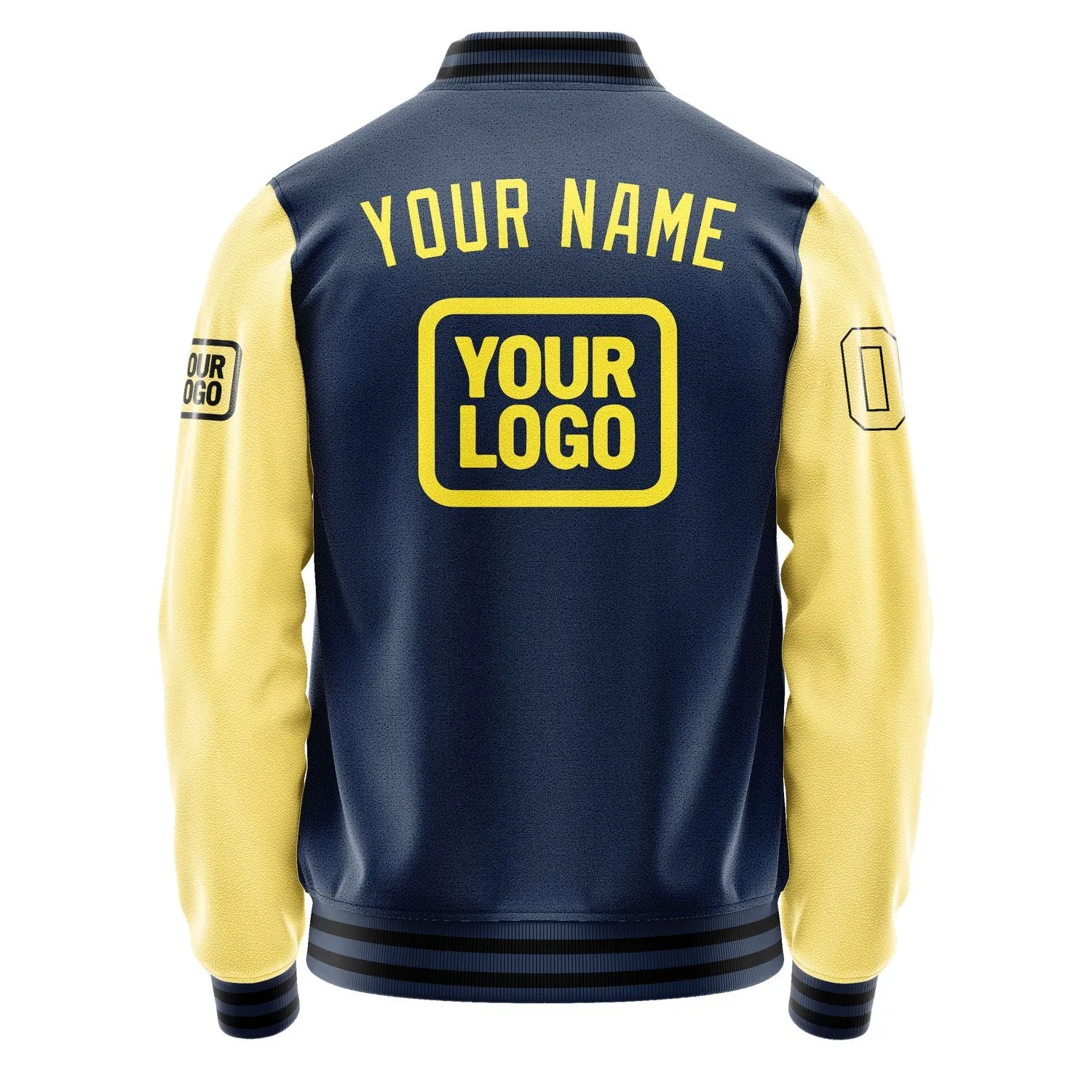 Custom Blue Light Yellow Jacket sold by Tailorly product image thumbnail 4