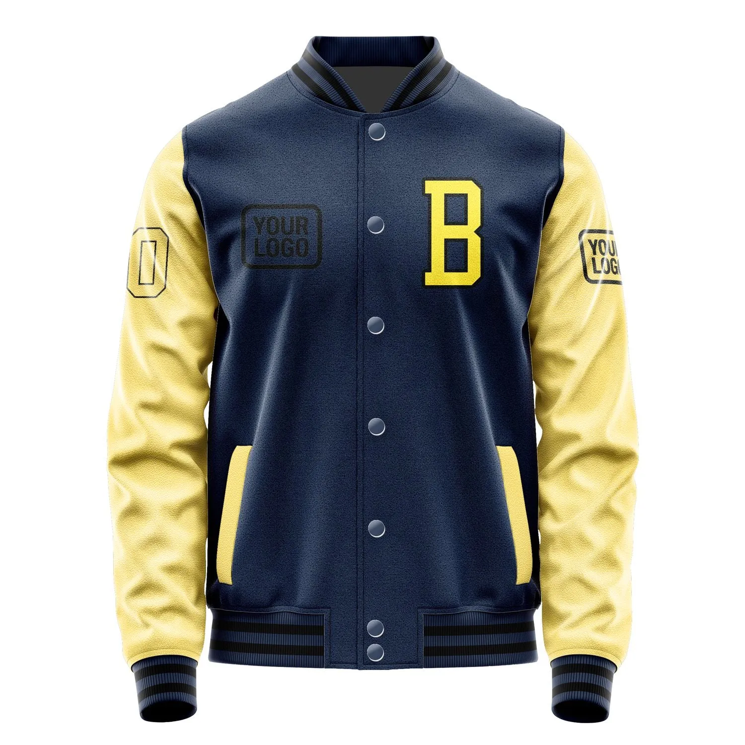 Custom Blue Light Yellow Jacket sold by Tailorly product image thumbnail 2