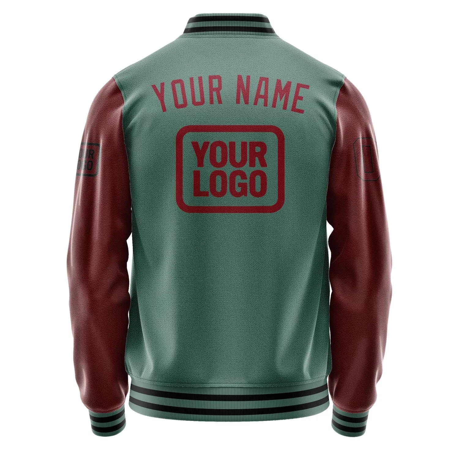 Custom Blue Green Crimson Red Jacket sold by Tailorly product image thumbnail 4