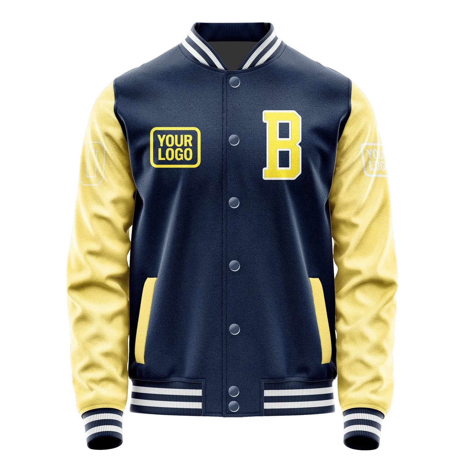 Custom Blue Light Yellow Jacket sold by Tailorly product image thumbnail 2
