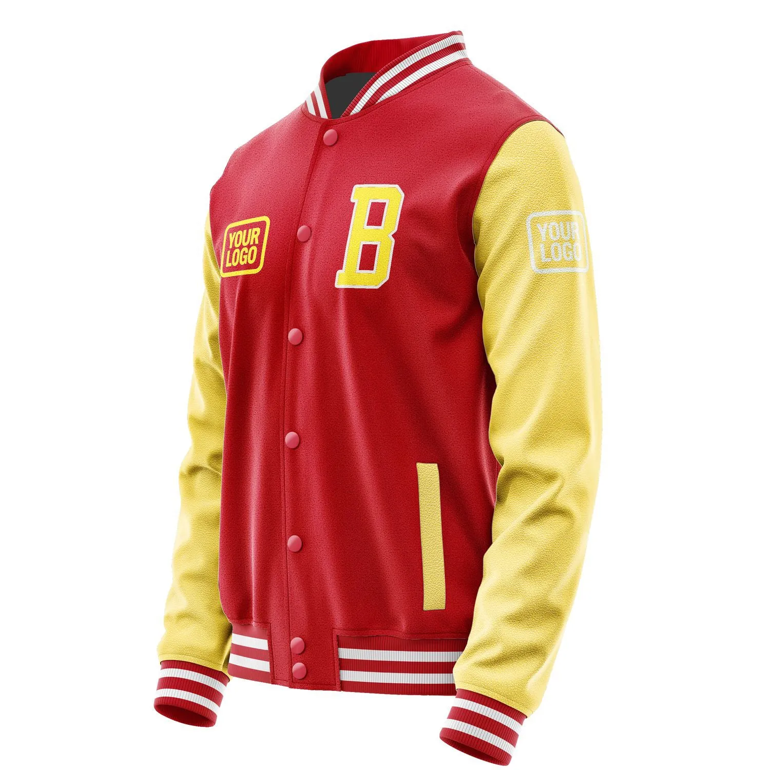 Custom Red Light Yellow Jacket sold by Tailorly product image thumbnail 3