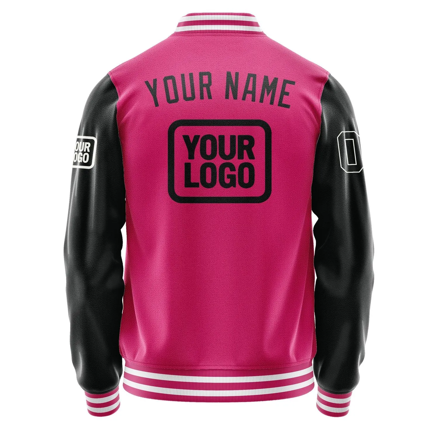 Custom Pink Black Jacket sold by Tailorly product image thumbnail 4