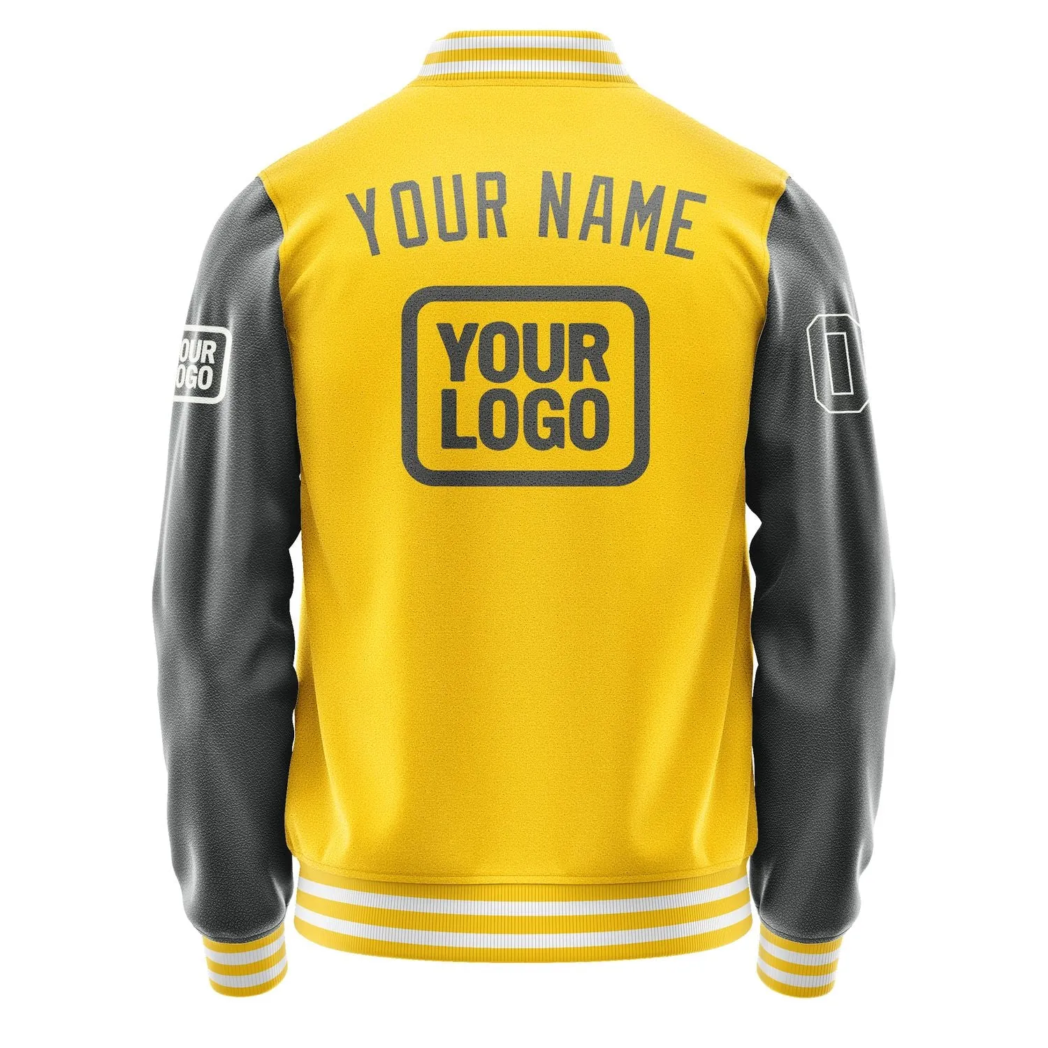 Custom Gold Dark Grey Jacket sold by Tailorly product image thumbnail 4