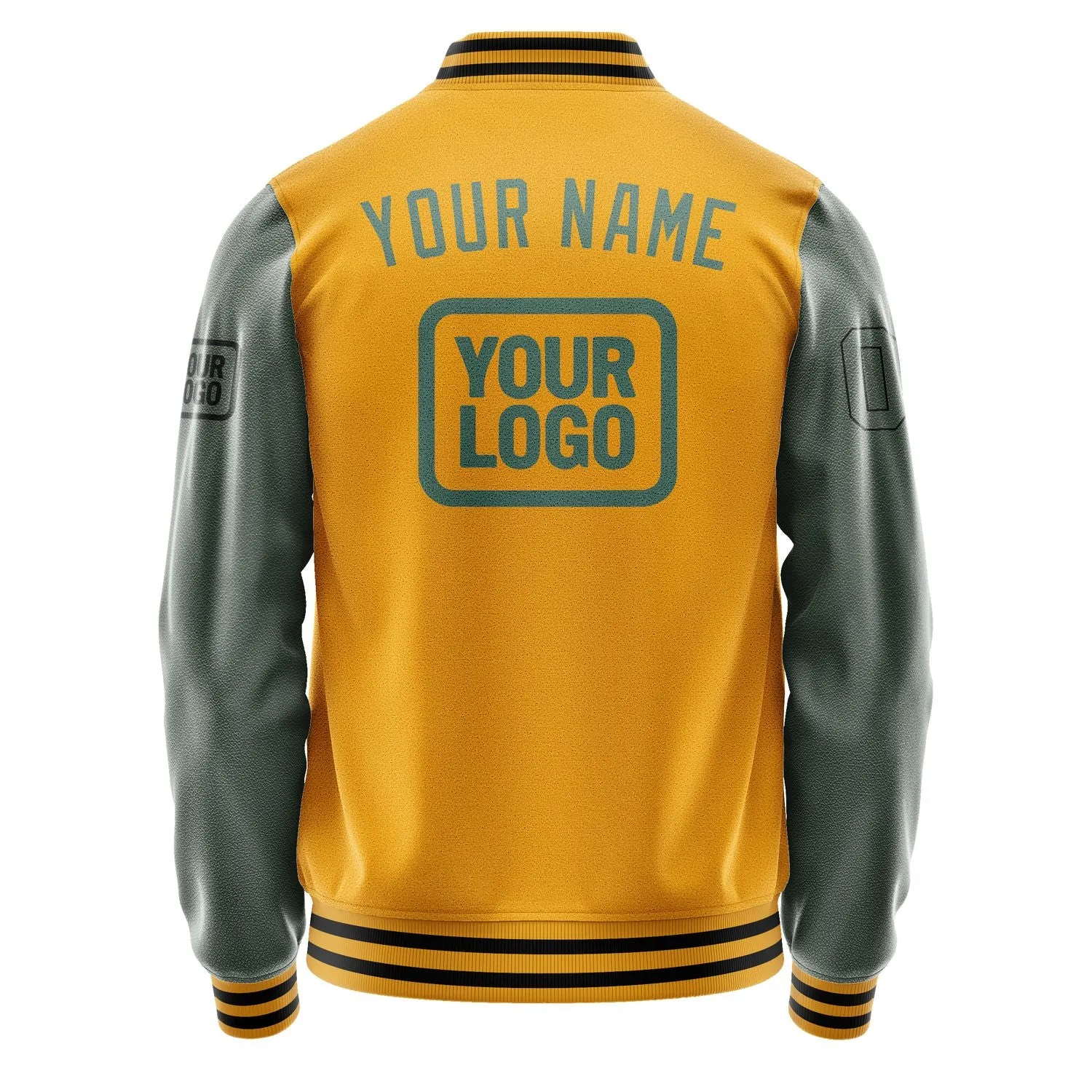 Custom Yellow Blue Green Jacket sold by Tailorly product image thumbnail 4