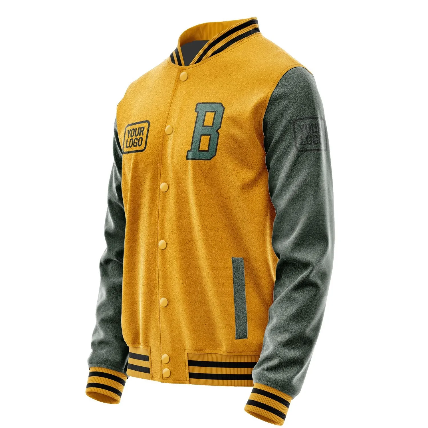 Custom Yellow Blue Green Jacket sold by Tailorly product image thumbnail 3