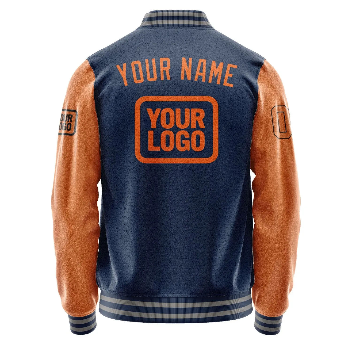 Custom Blue Orange Jacket sold by Tailorly product image thumbnail 4