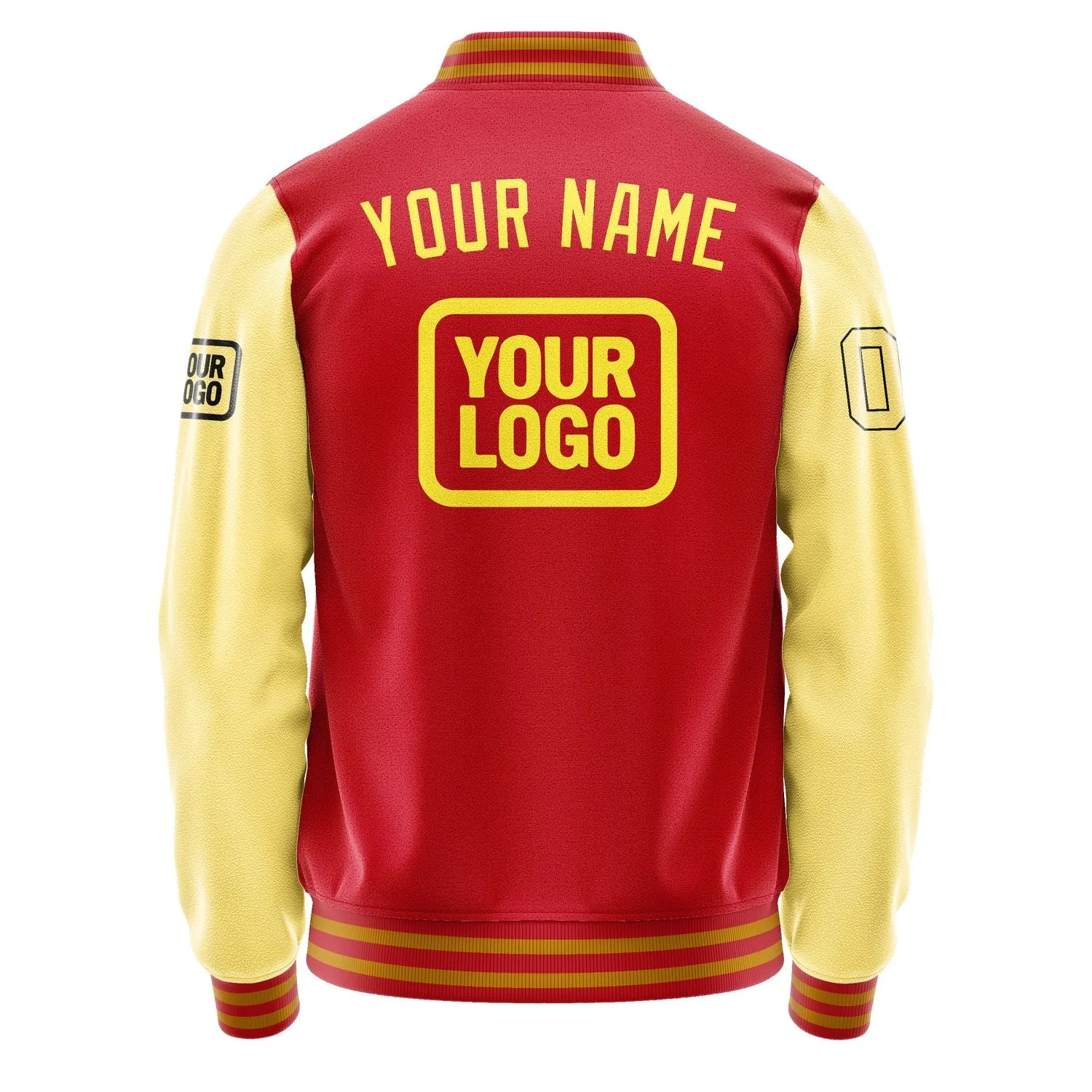 Custom Red Light Yellow Jacket sold by Tailorly product image thumbnail 4