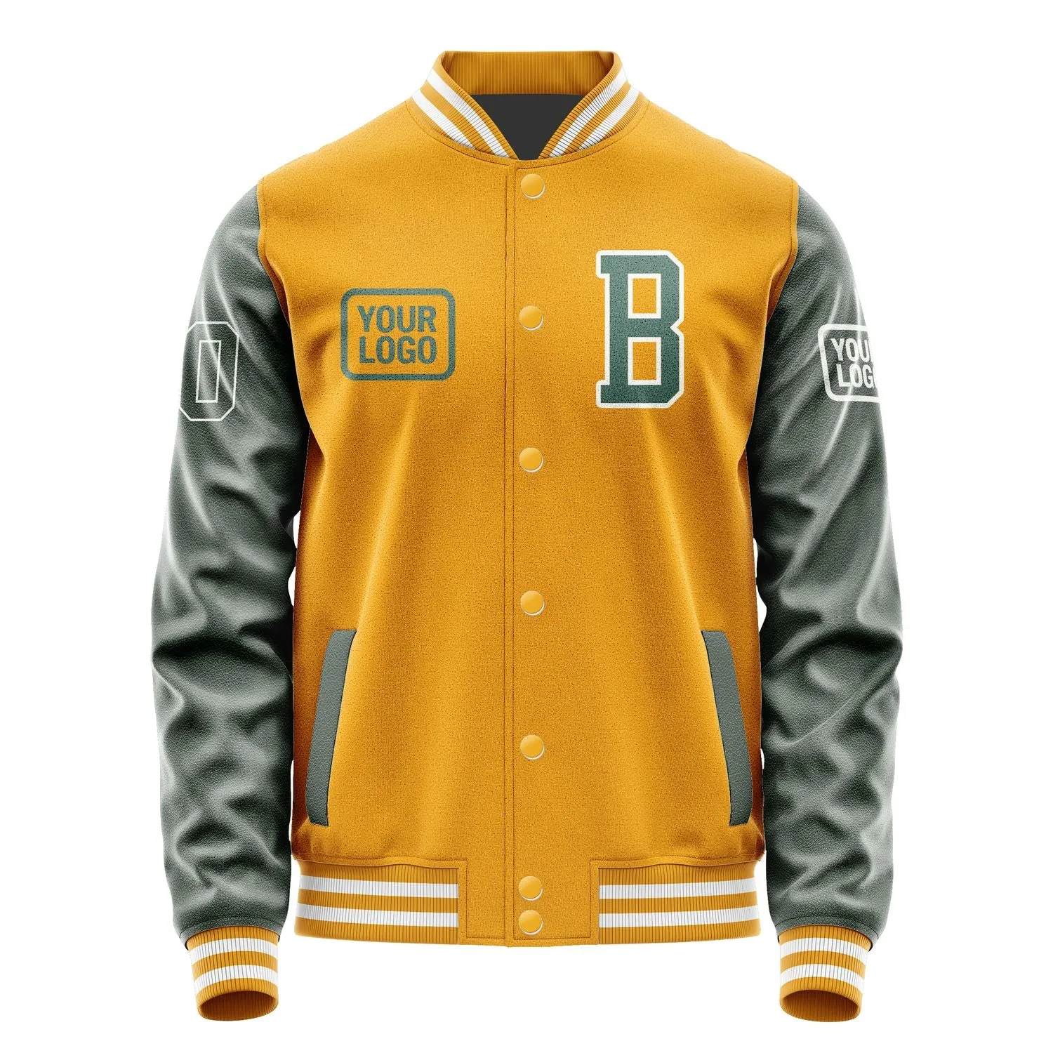 Custom Yellow Blue Green Jacket sold by Tailorly product image thumbnail 2