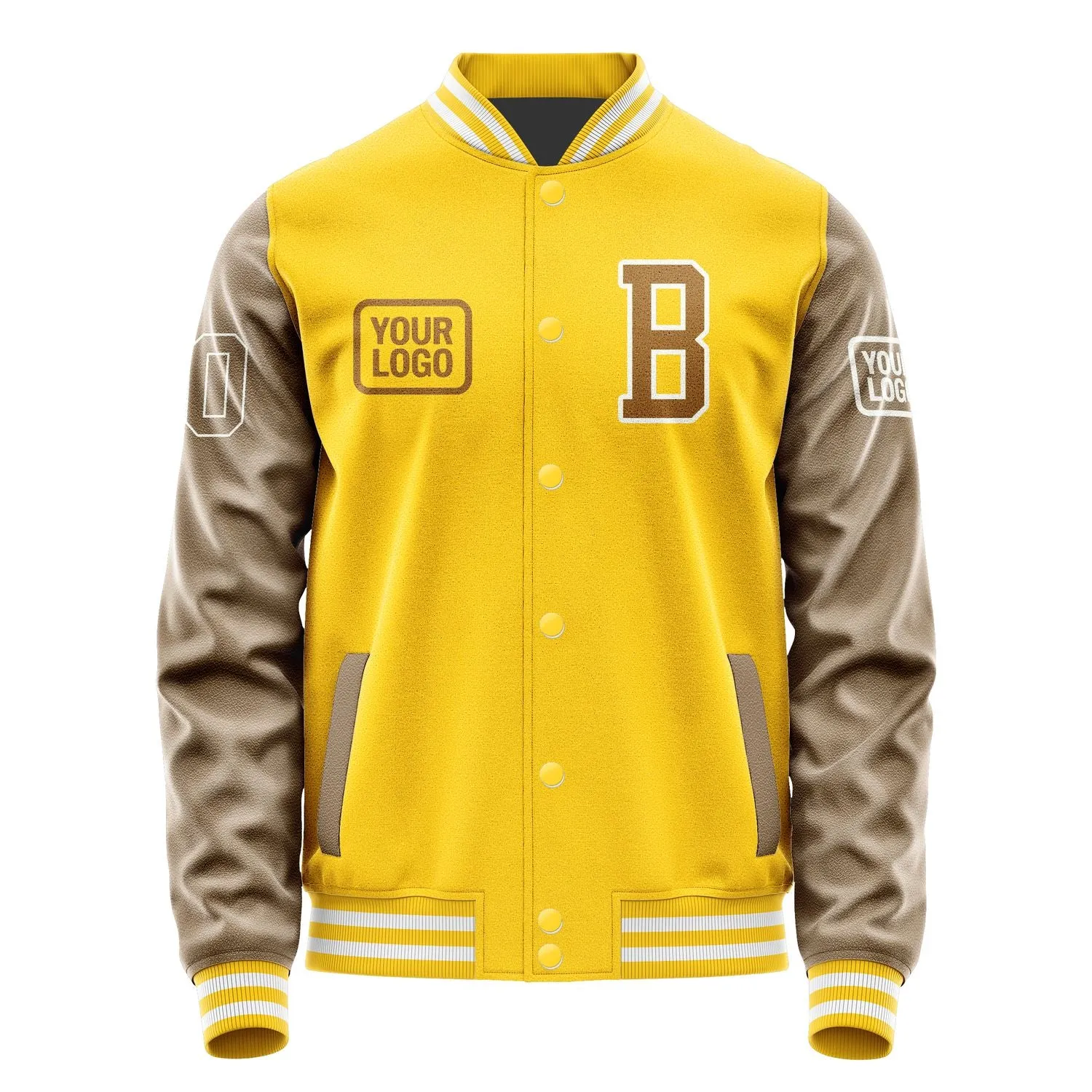 Custom Gold Khaki Jacket sold by Tailorly product image thumbnail 2