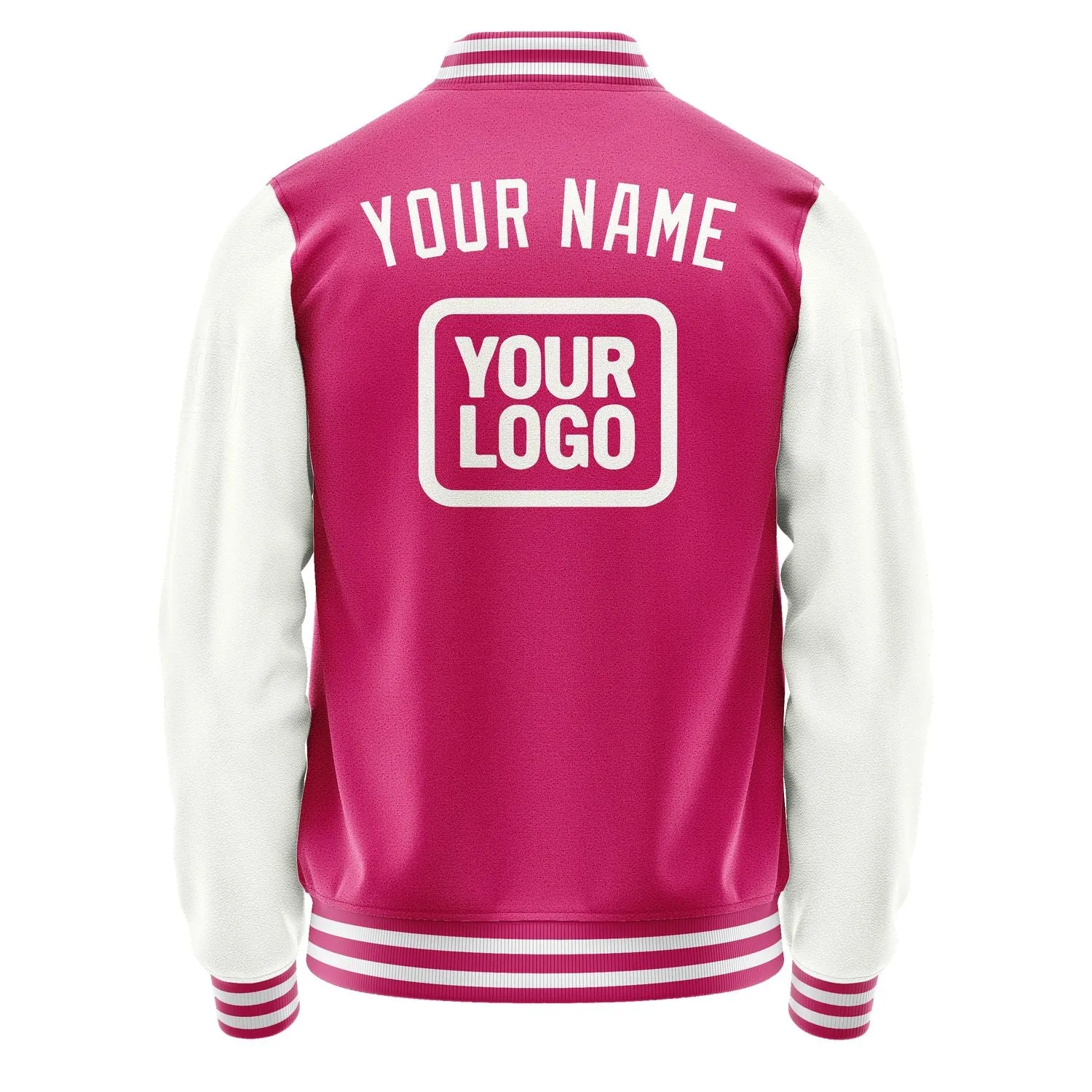 Custom Pink White Jacket sold by Tailorly product image thumbnail 4
