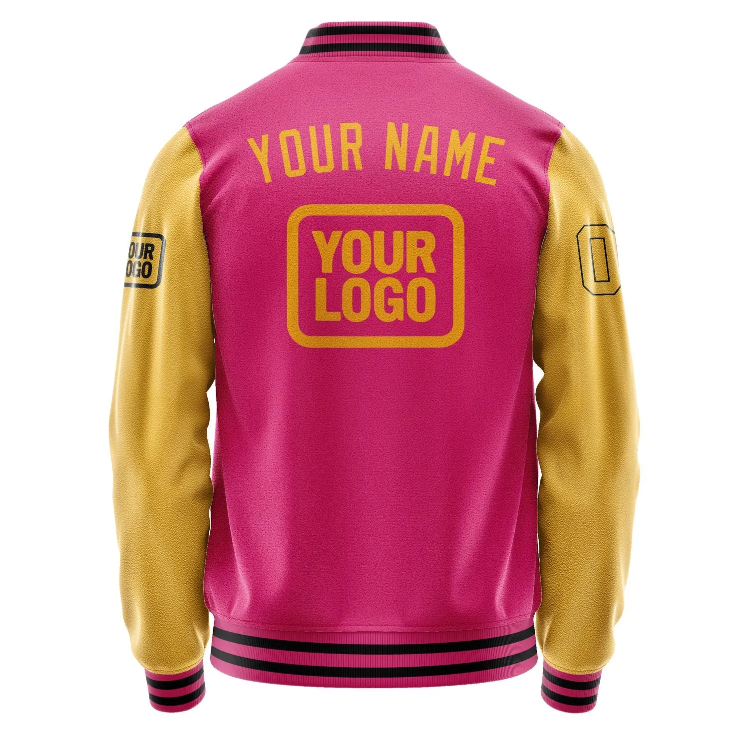Custom Pink Yellow Jacket sold by Tailorly product image thumbnail 4