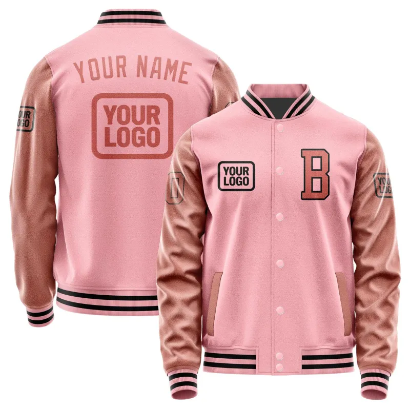 Custom Light Pink Copper Rose Jacket sold by Tailorly