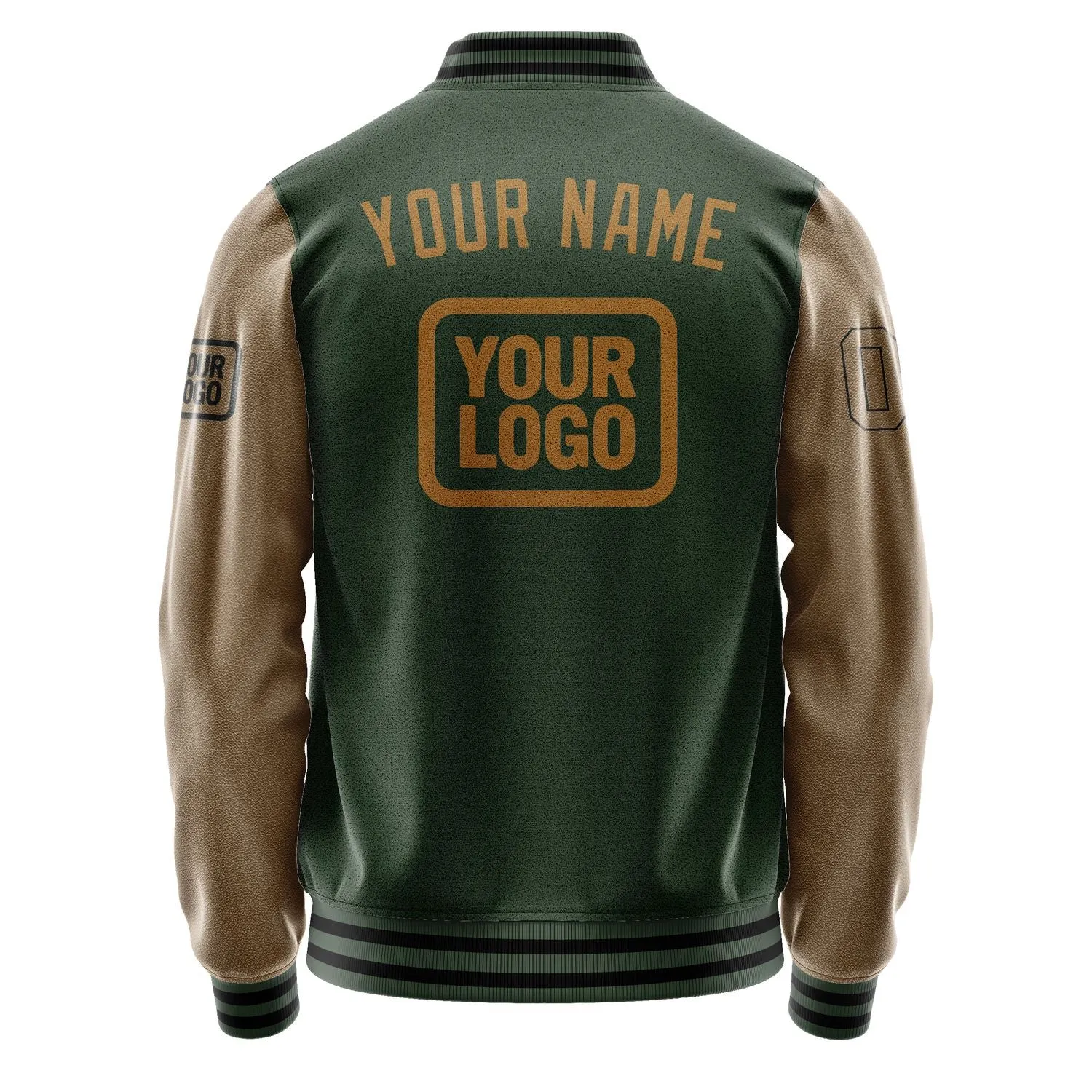 Custom Dark Green Khaki Jacket sold by Tailorly product image thumbnail 4