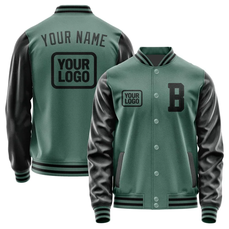 Custom Blue Green Black Jacket sold by Tailorly