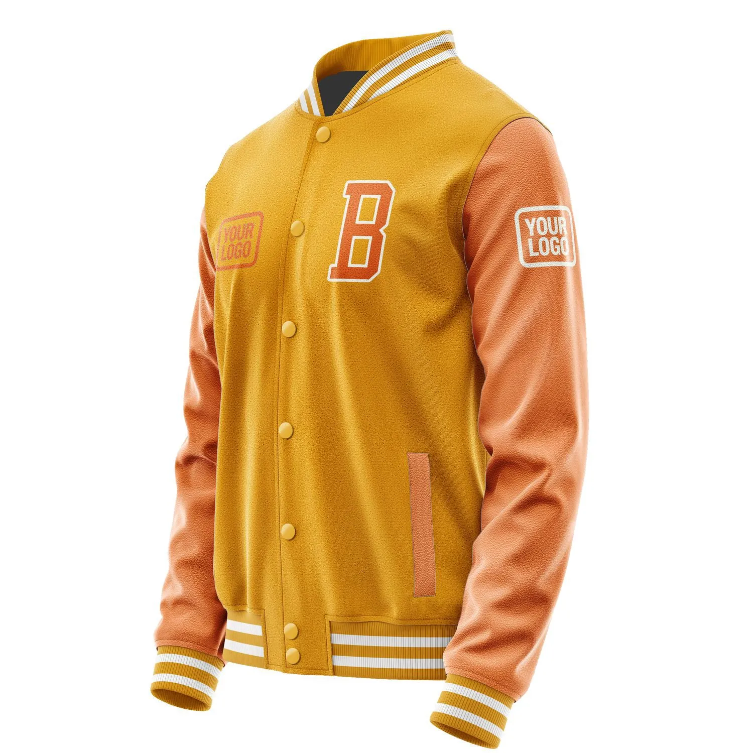 Custom Yellow Orange Jacket sold by Tailorly product image thumbnail 3