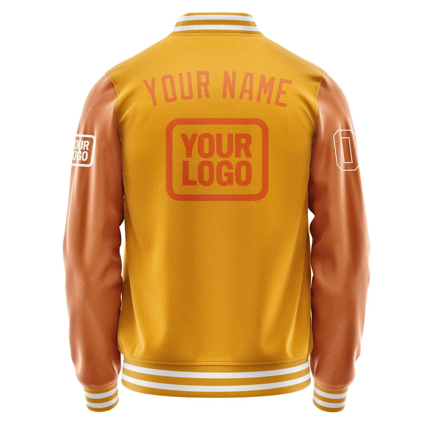 Custom Yellow Orange Jacket sold by Tailorly product image thumbnail 4