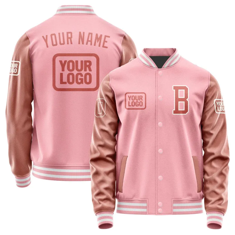 Custom Light Pink Copper Rose Jacket sold by Tailorly
