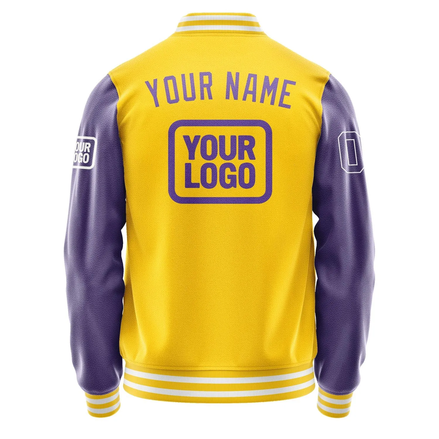 Custom Gold Light Purple Jacket sold by Tailorly product image thumbnail 4