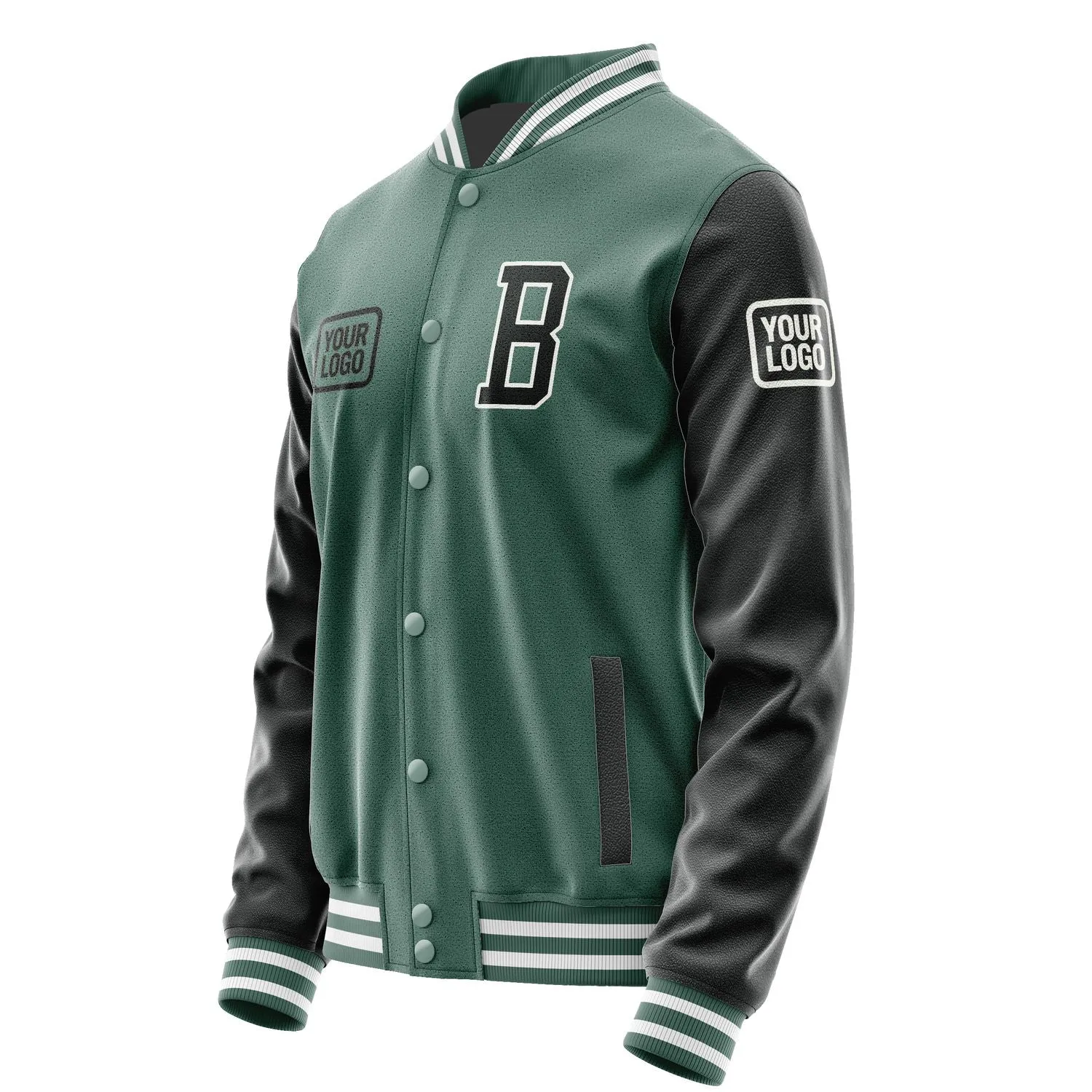 Custom Blue Green Black Jacket sold by Tailorly product image thumbnail 3