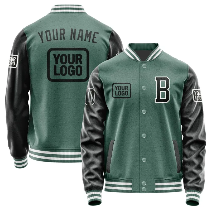 Custom Blue Green Black Jacket sold by Tailorly