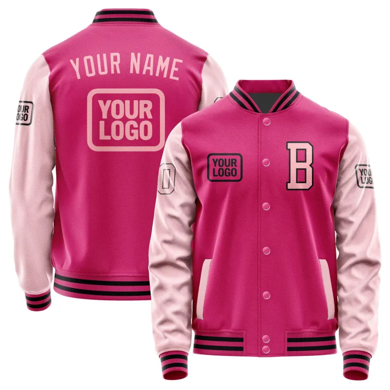 Custom Pink Light Pink Jacket sold by Tailorly