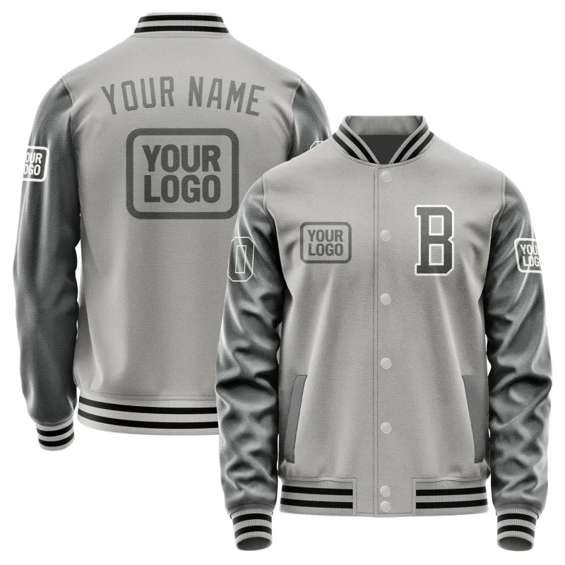 Custom Gray Dark Grey Jacket sold by Tailorly