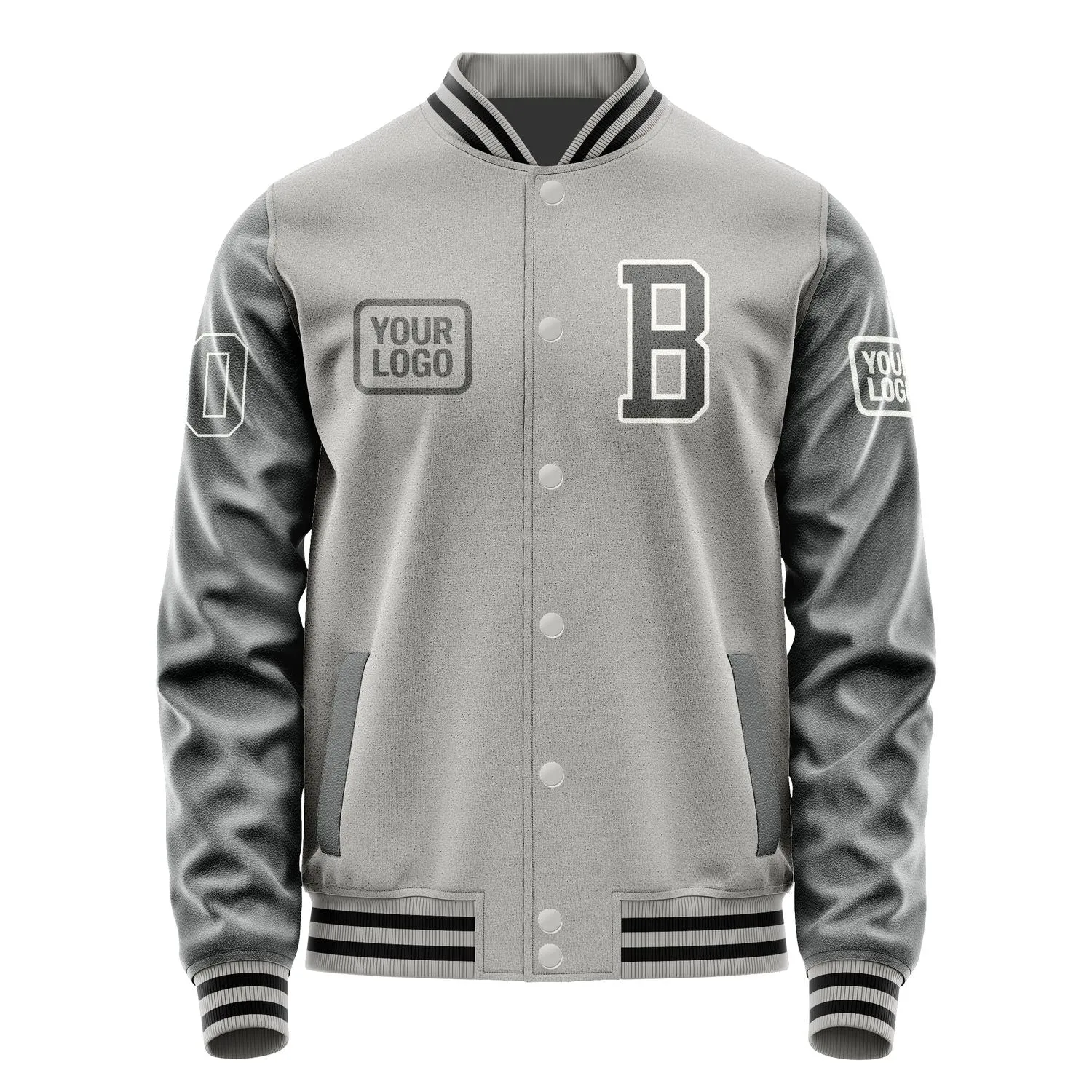 Custom Gray Dark Grey Jacket sold by Tailorly product image thumbnail 2