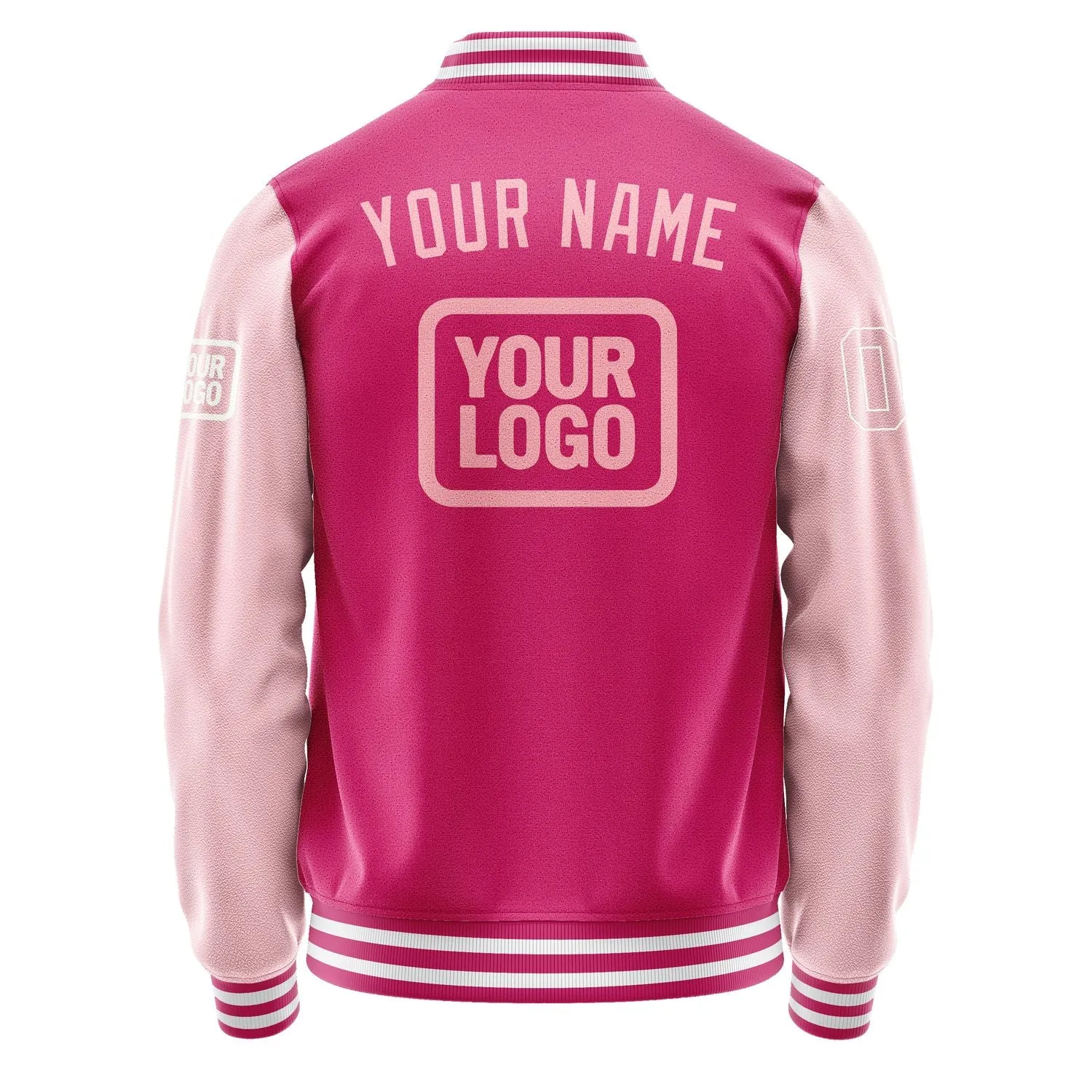 Custom Pink Light Pink Jacket sold by Tailorly product image thumbnail 4