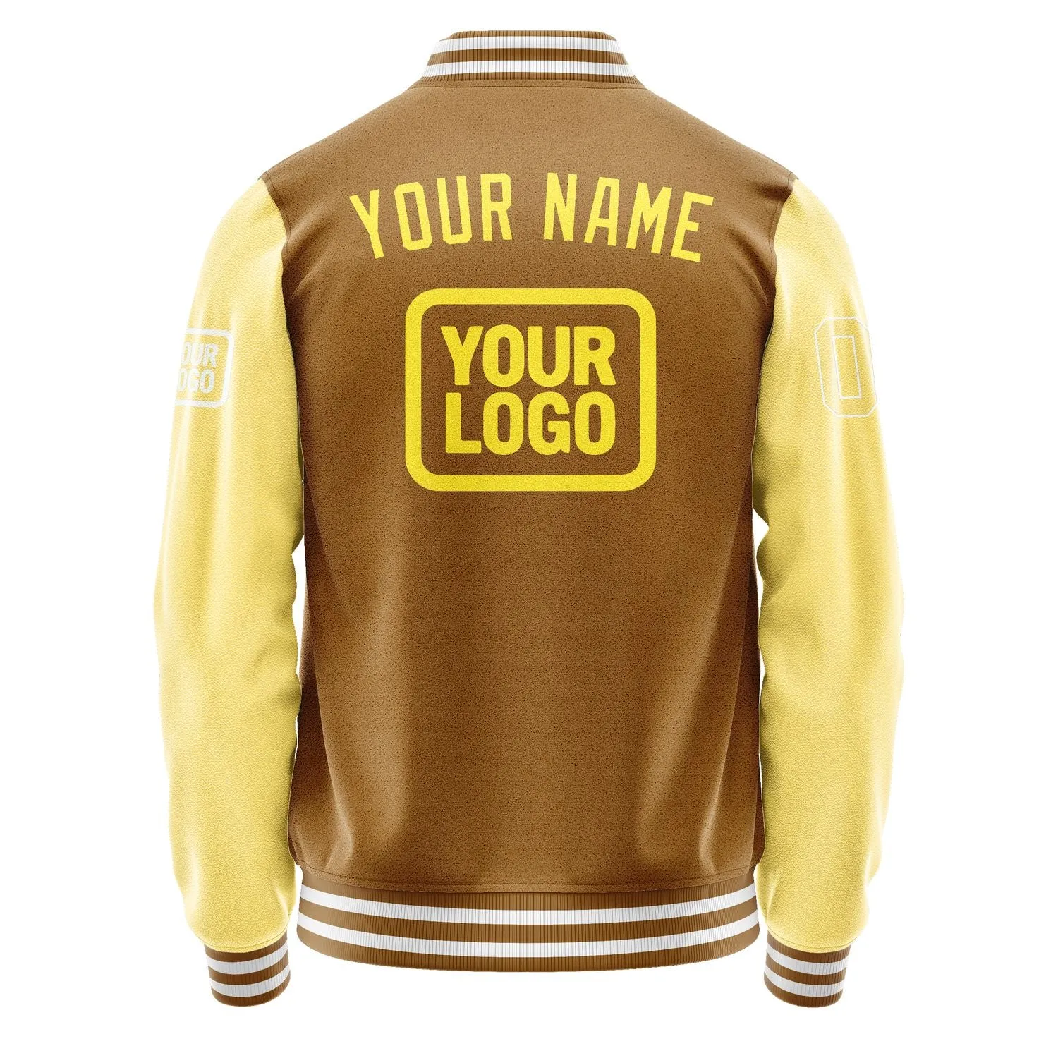 Custom Khaki Light Yellow Jacket sold by Tailorly product image thumbnail 4