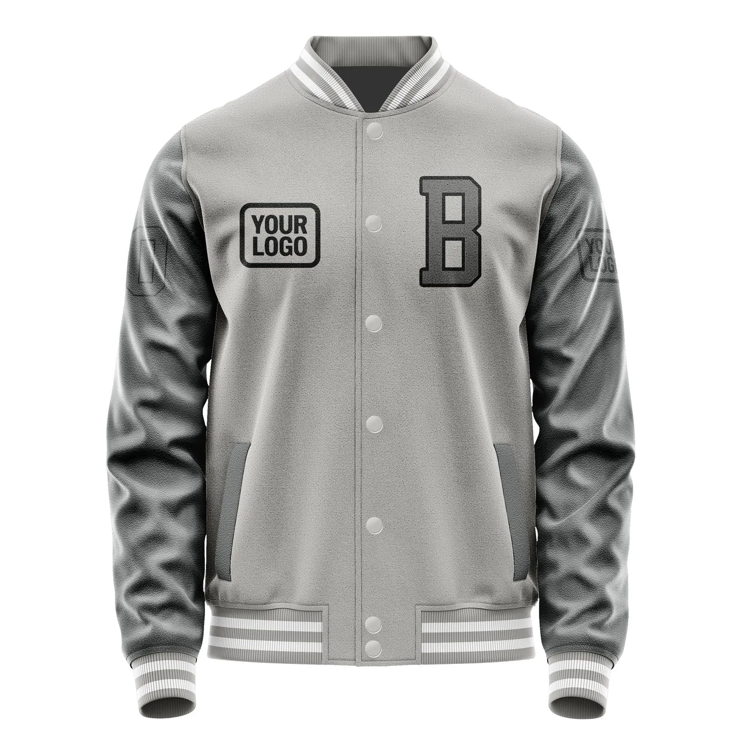 Custom Gray Dark Grey Jacket sold by Tailorly product image thumbnail 2