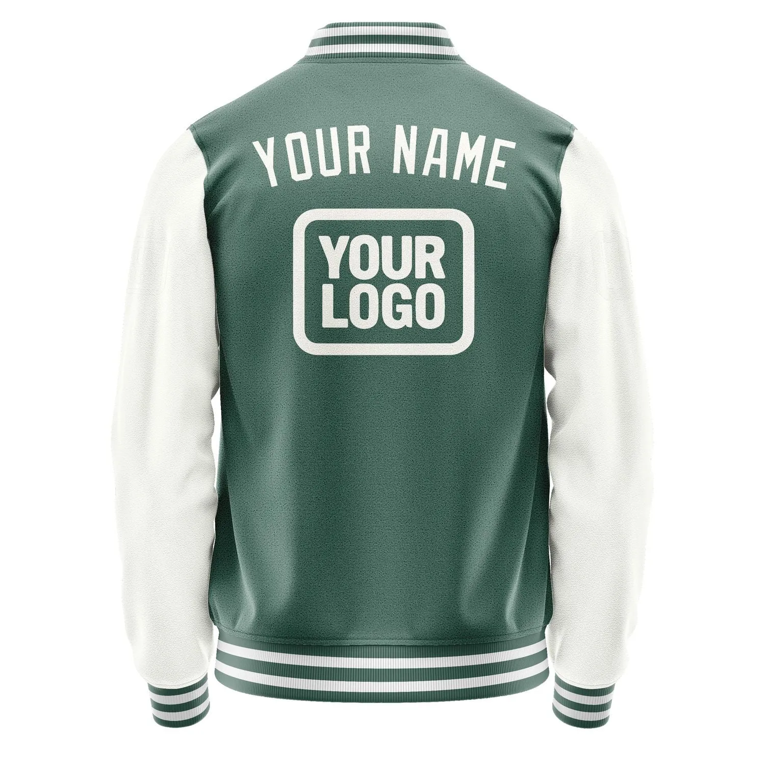 Custom Blue Green White Jacket sold by Tailorly product image thumbnail 4