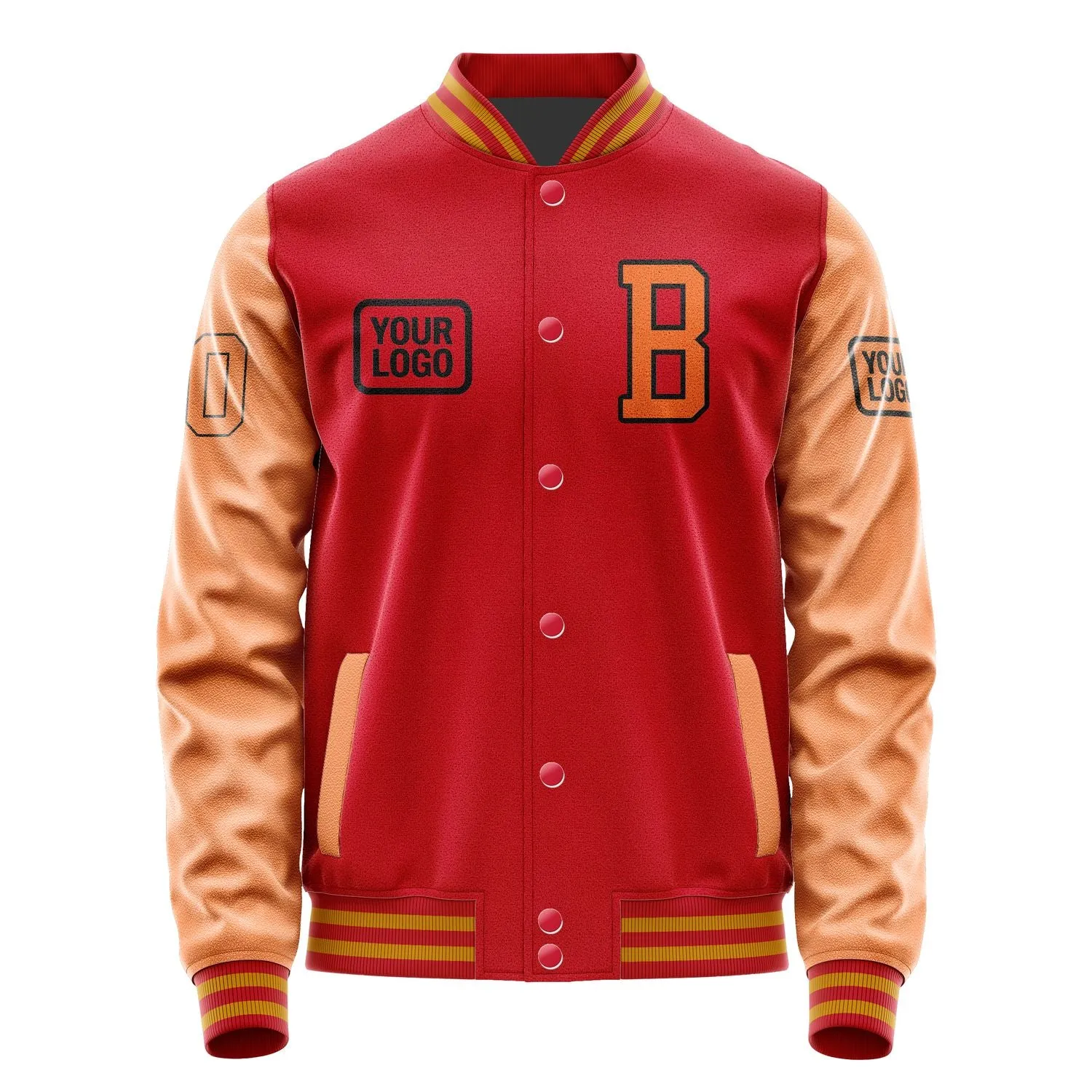 Custom Red Orange Jacket sold by Tailorly product image thumbnail 2
