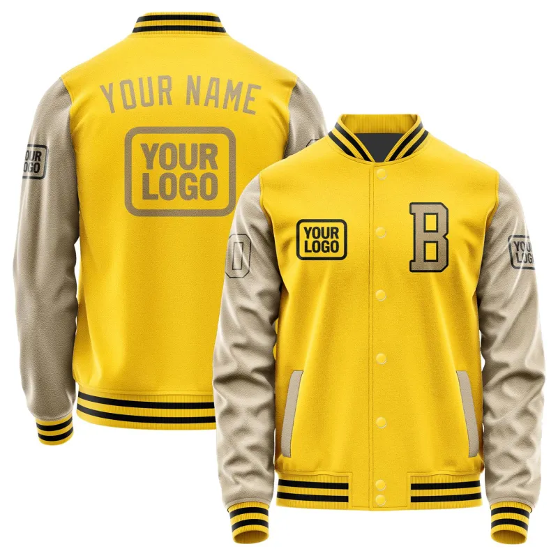 Custom Gold Light Khaki Jacket sold by Tailorly