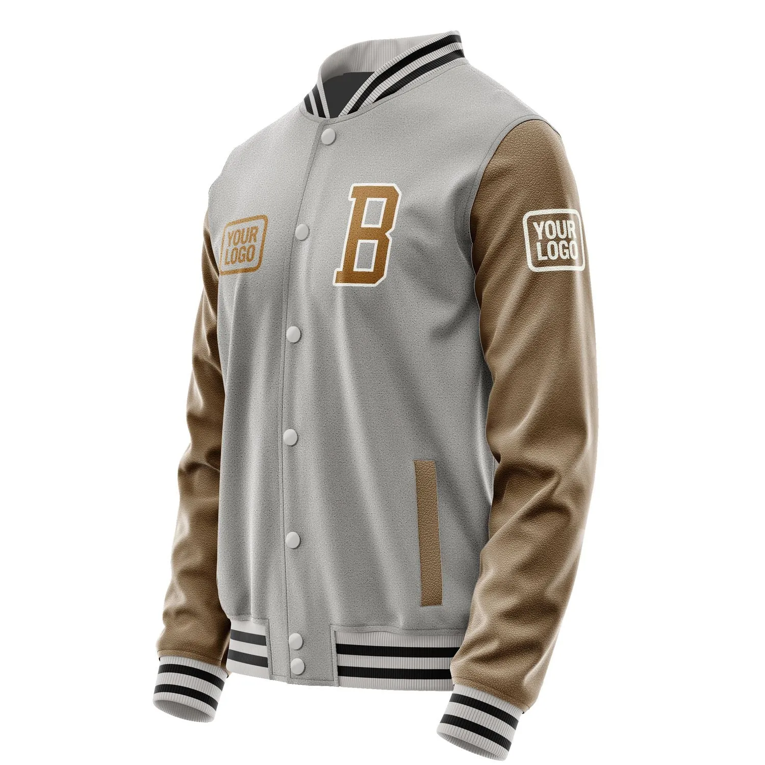 Custom Gray Khaki Jacket sold by Tailorly product image thumbnail 3