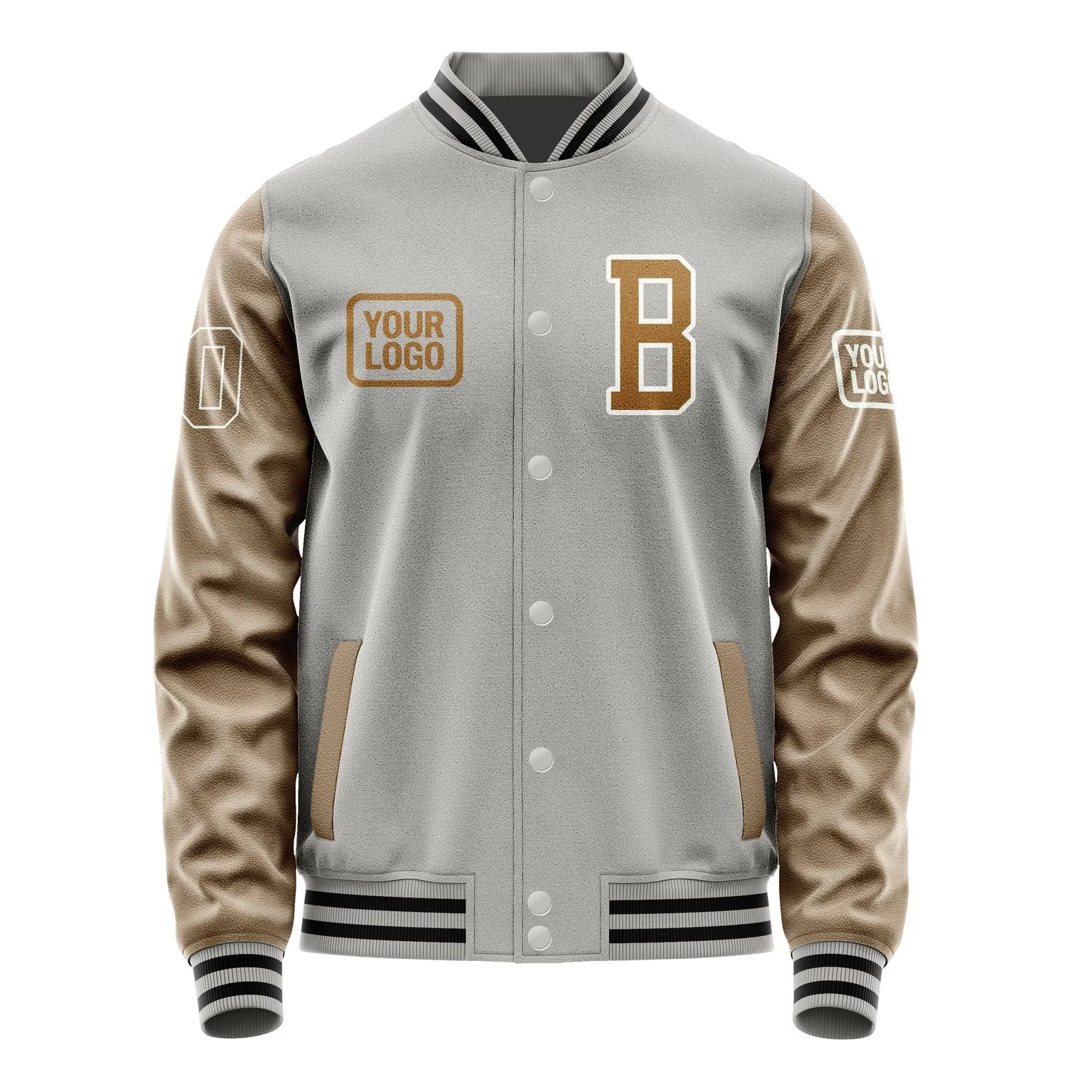 Custom Gray Khaki Jacket sold by Tailorly product image thumbnail 2