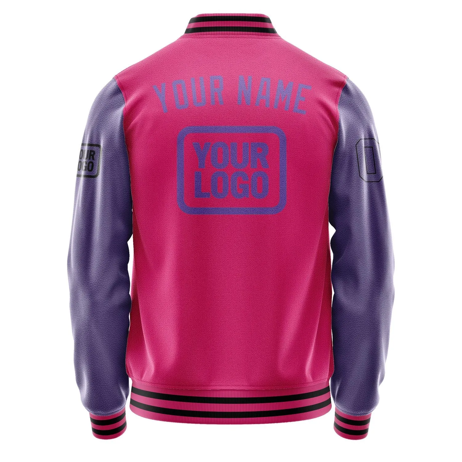 Custom Pink Light Purple Jacket sold by Tailorly product image thumbnail 4