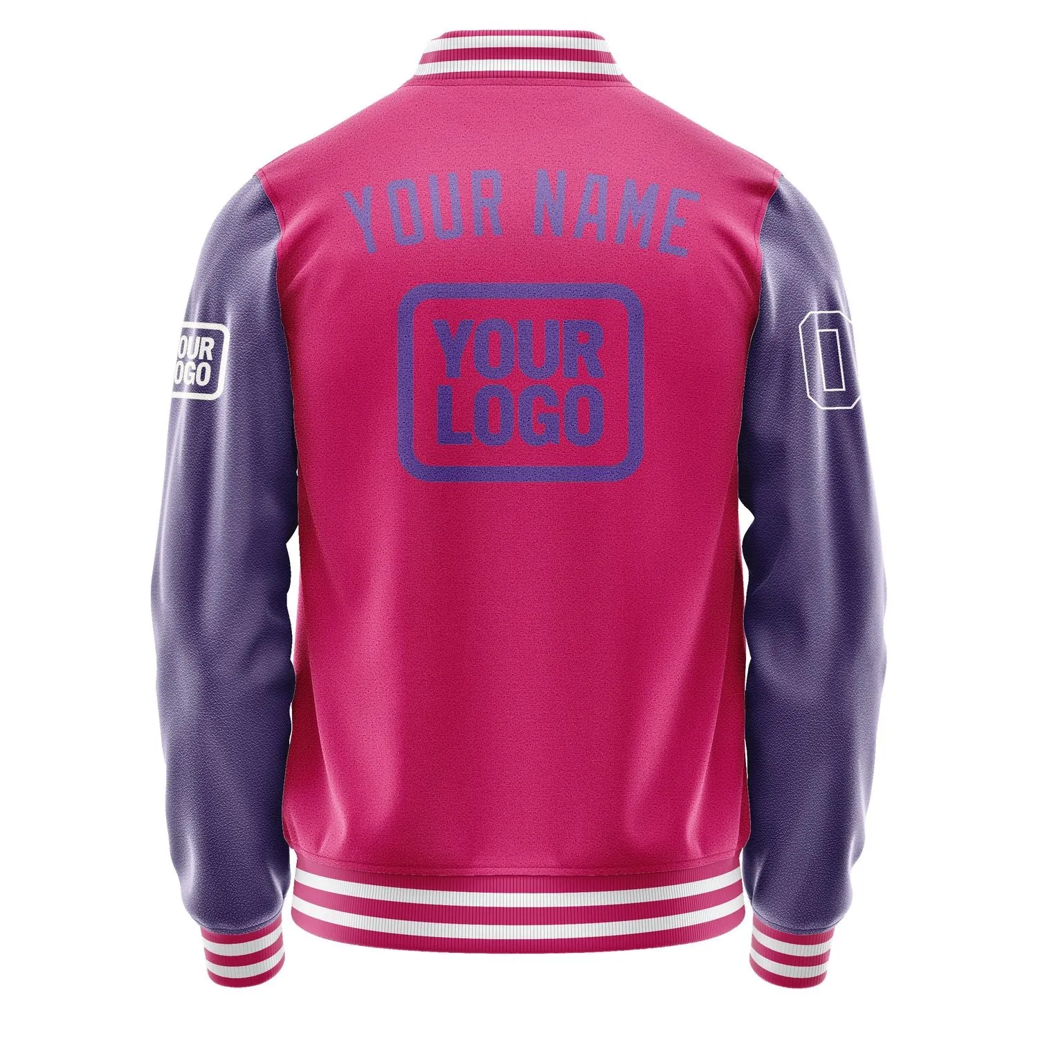 Custom Pink Light Purple Jacket sold by Tailorly product image thumbnail 4